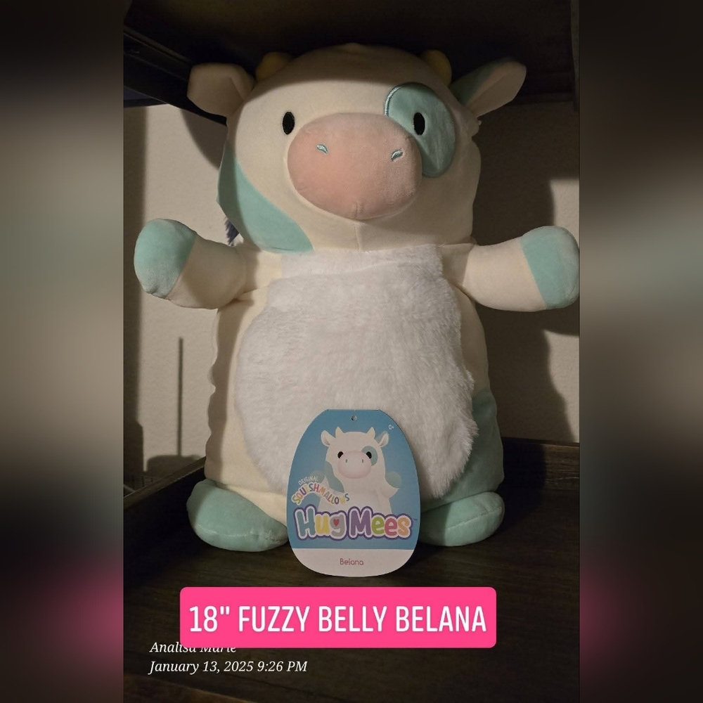 18" fuzzy belly Belana hugmee
